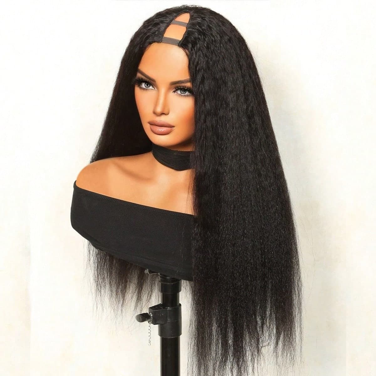 Perruque en t kinky droit en cheveux humains réels perruque abordable de remplacement de cheveux pour femme perruque soyeuse bon marché conviviale