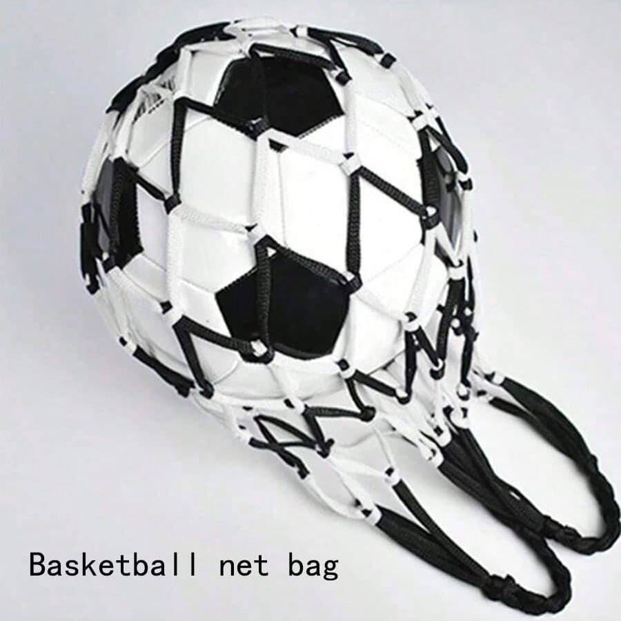 2 pièces Sac à mailles tricotées, sac portable et polyvalent pour transporter un ballon de soccer, un ballon de basket, un ballon de volley-ball ou