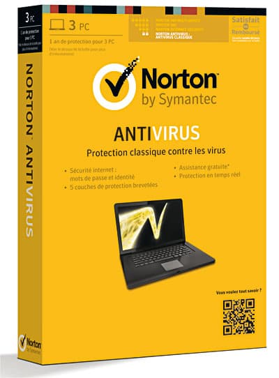 Norton Antivirus 2013 version 3 postes